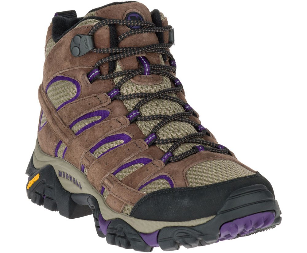 Merrell Støvler Dame - Moab 2 Mid Ventilator - Brune - NIS016248